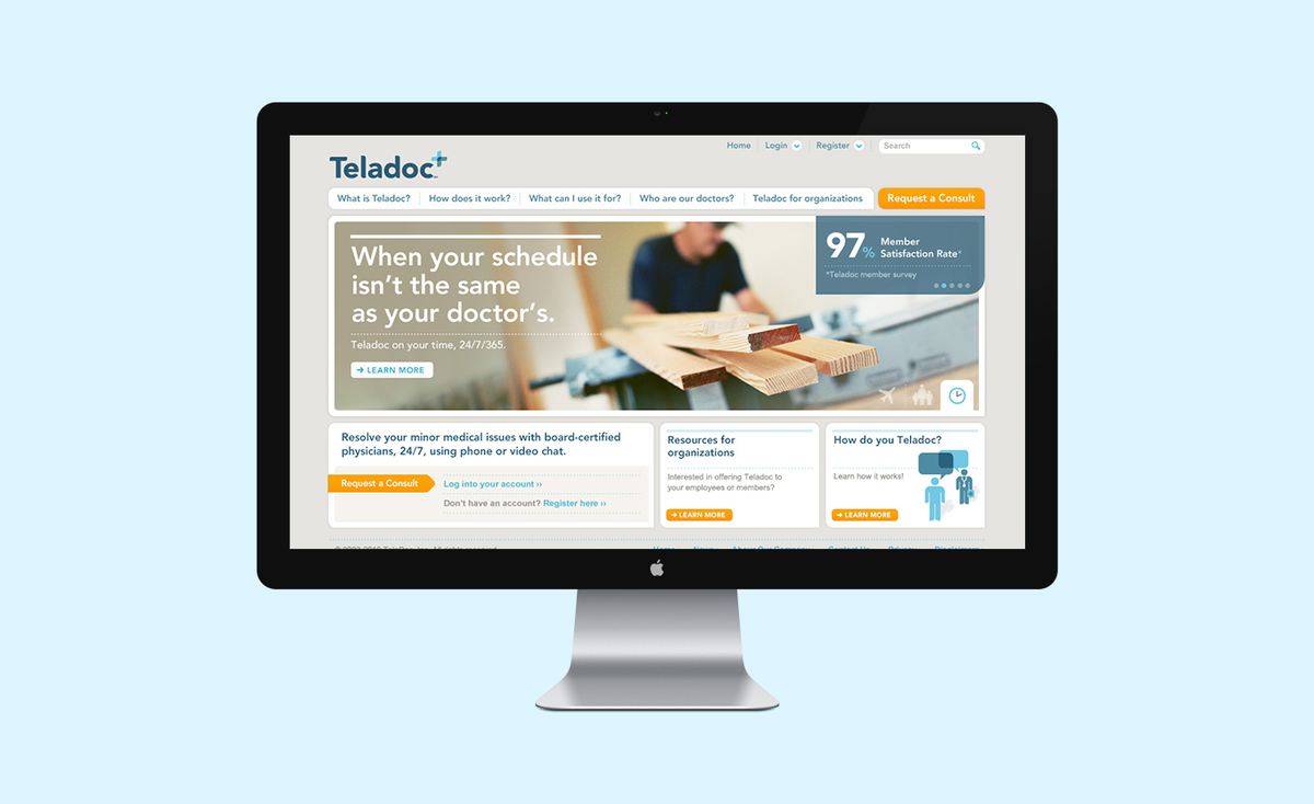 Teladoc醫療服務機構品牌設計