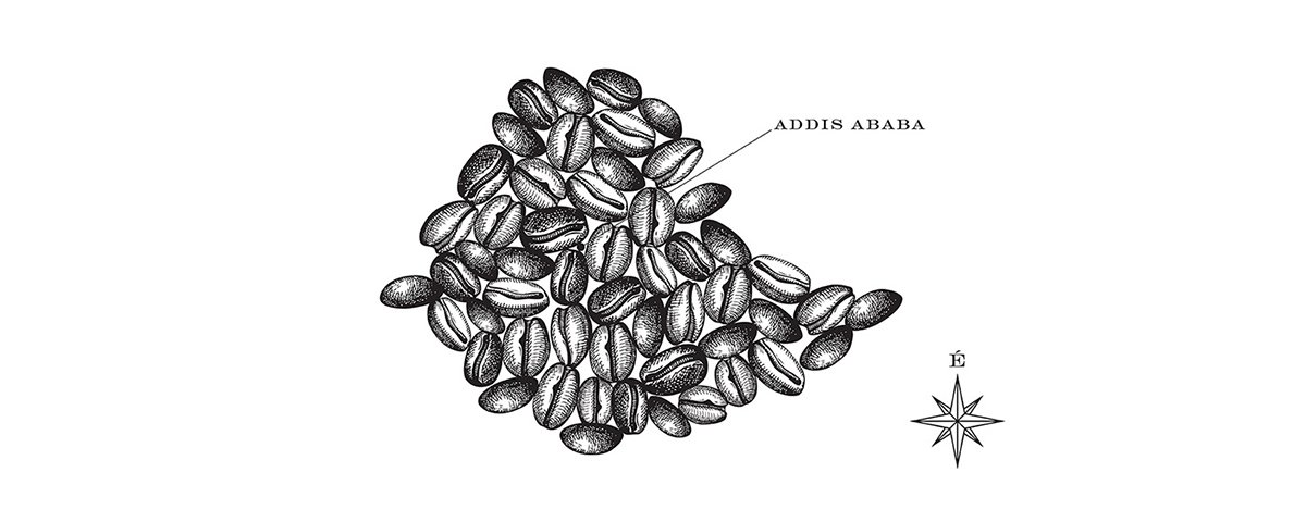 Café Prado  咖啡品牌形象設計 插畫設計