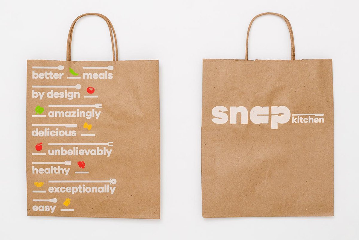 Snap 餐飲品牌的建立及品牌設計 手提袋設計
