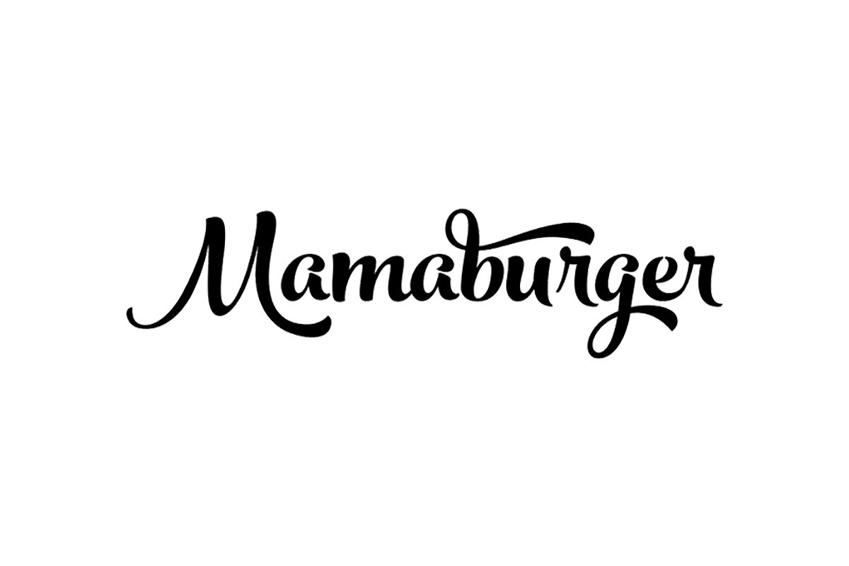  Mamaburger 餐飲品牌形象設(shè)計 標(biāo)志字體設(shè)計