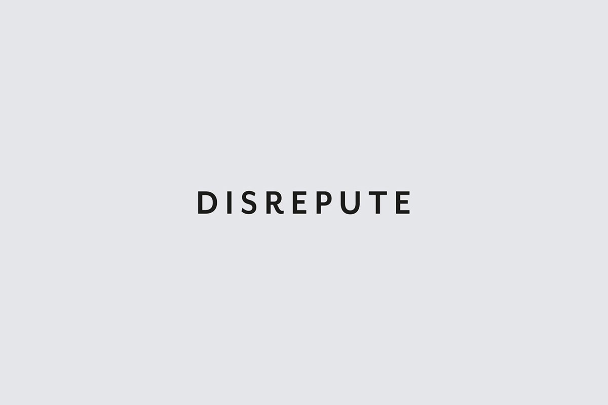 Disrepute酒吧品牌設計  字標設計