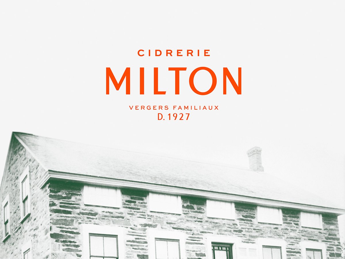 MILTON蘋果酒品牌形象設計展示