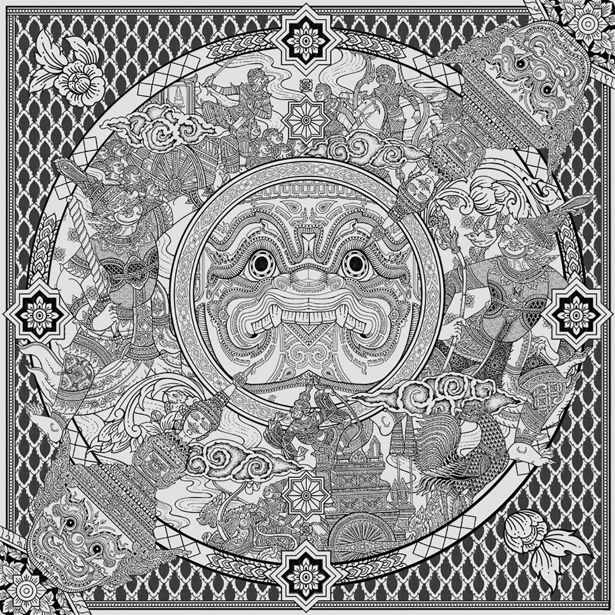 深圳品牌設計  深圳品牌策劃  Vandavanda圍巾品牌形象設計  插畫展示