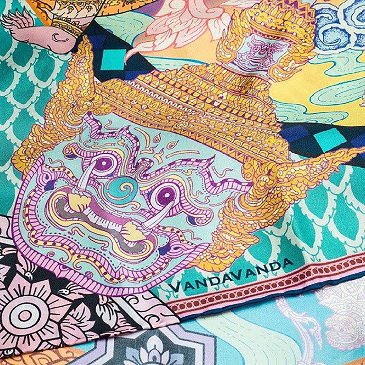 深圳品牌設計  深圳品牌策劃  Vandavanda圍巾品牌形象設計  插畫展示