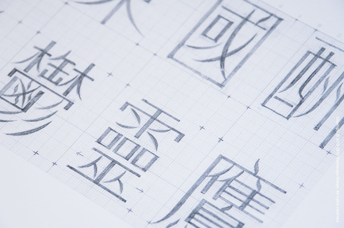 深圳品牌設計  深圳品牌策劃  字體設計之風體發展歷程  字體展示