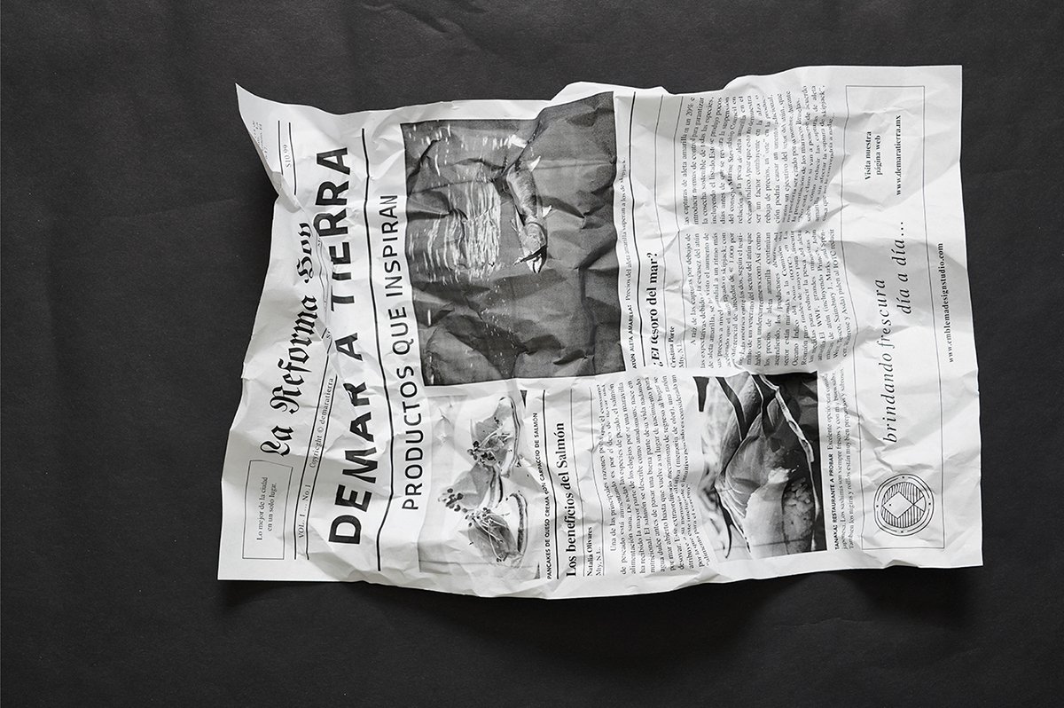 De Mar a Tierra海鮮餐廳品牌形象設計欣賞，品牌設計，品牌策劃，深圳品牌設計，深圳品牌策劃，餐飲品牌設計，餐飲品牌策劃，左右格局