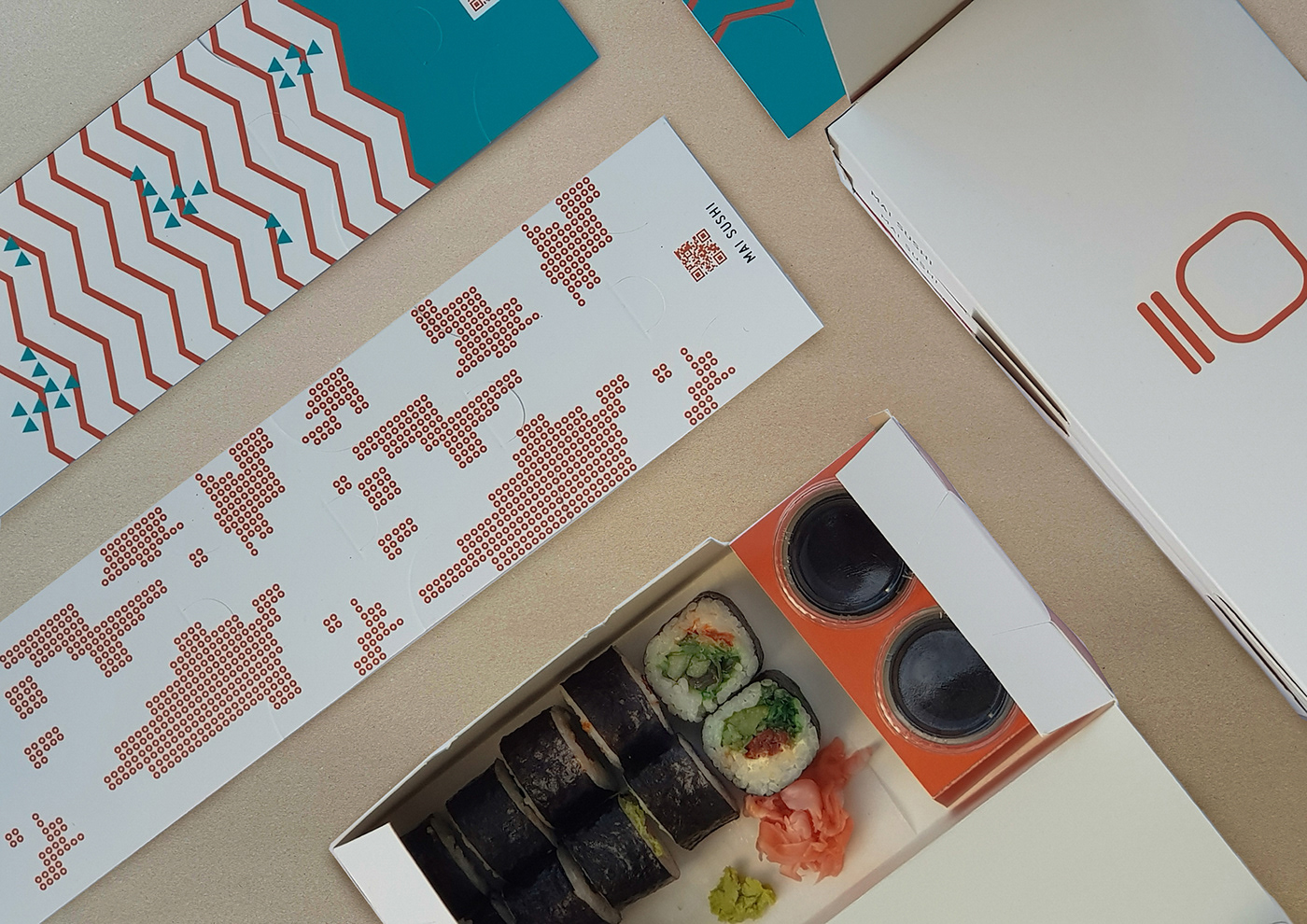 國外壽司餐廳Mai Sushi品牌形象設計和品牌策劃，餐廳品牌設計，餐飲品牌策劃，深圳品牌設計，左右格局