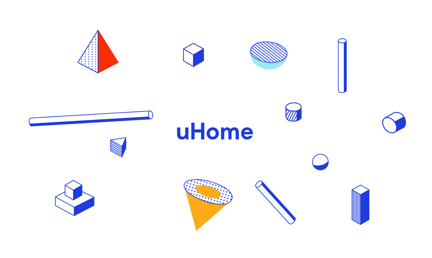 UHome創意平臺插畫賞析——形象策劃和品牌設計案例，家居形象策劃，深圳品牌設計，插畫設計，左右格局