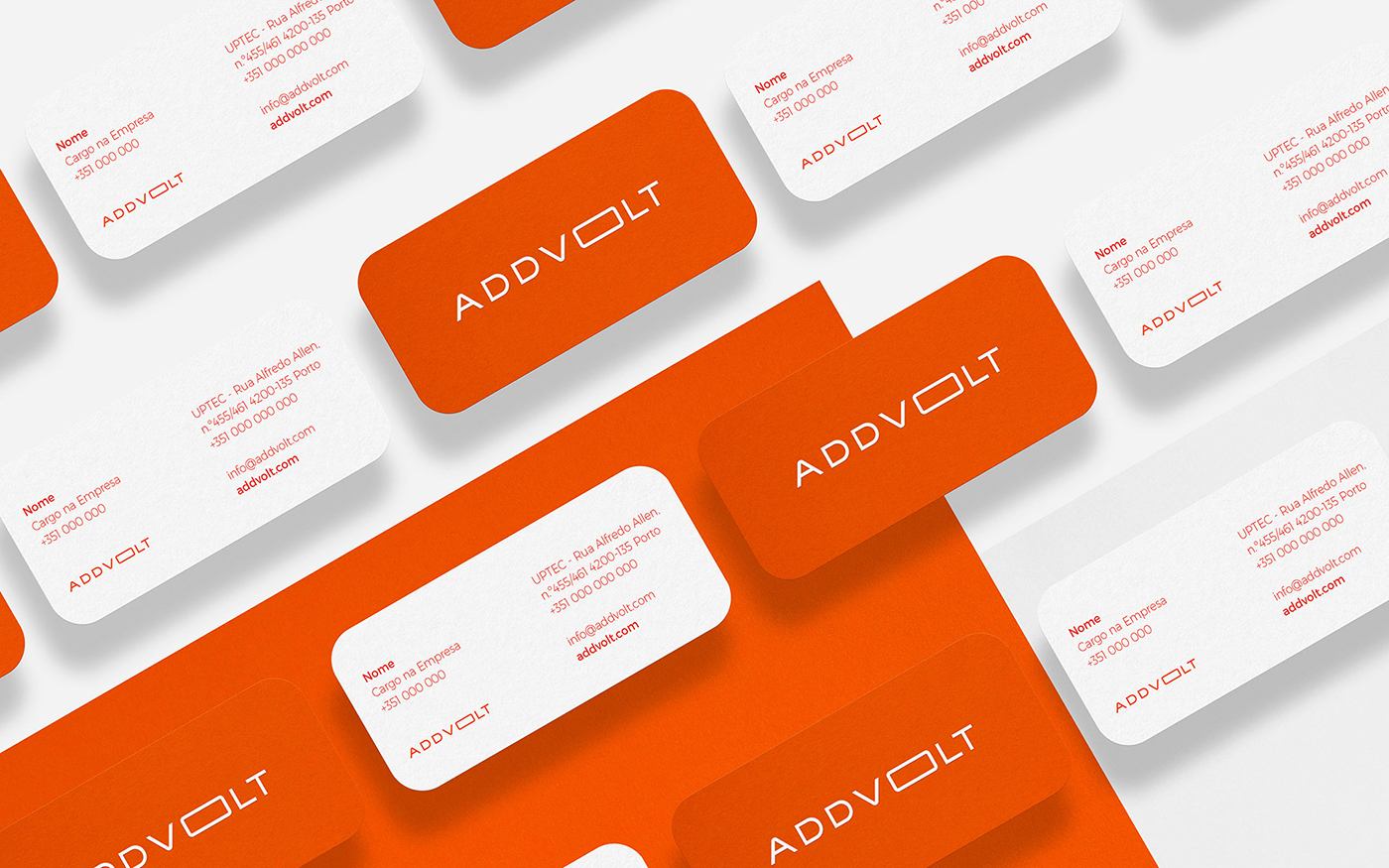 葡萄牙Addvolt 創(chuàng)新科技企業(yè)品牌設(shè)計(jì)欣賞，企業(yè)形象設(shè)計(jì)，深圳品牌設(shè)計(jì)，左右格局