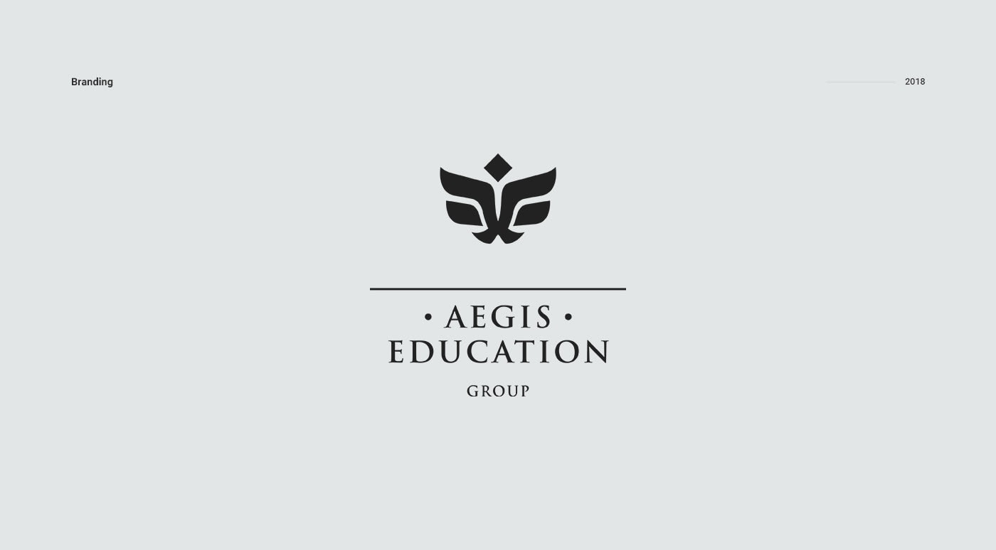 國(guó)際高端Aegis教育集團(tuán)品牌戰(zhàn)略定位案例，教育品牌設(shè)計(jì)，企業(yè)形象設(shè)計(jì)，品牌戰(zhàn)略定位，深圳品牌設(shè)計(jì)，左右格局
