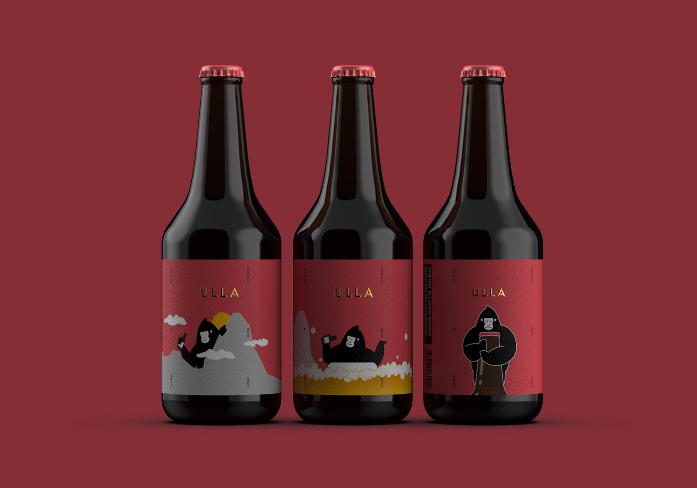 精釀啤酒ULLA品牌設計——品牌IP化案例欣賞，餐飲品牌設計，品牌設計公司，品牌IP化，深圳品牌設計，左右格局