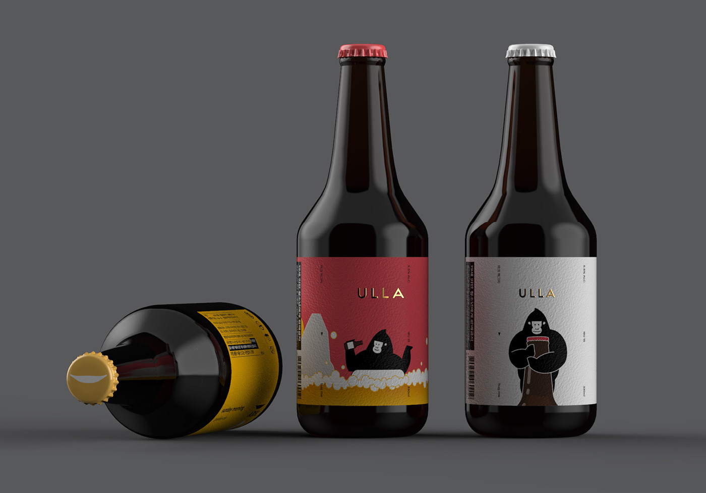 精釀啤酒ULLA品牌設計——品牌IP化案例欣賞，餐飲品牌設計，品牌設計公司，品牌IP化，深圳品牌設計，左右格局