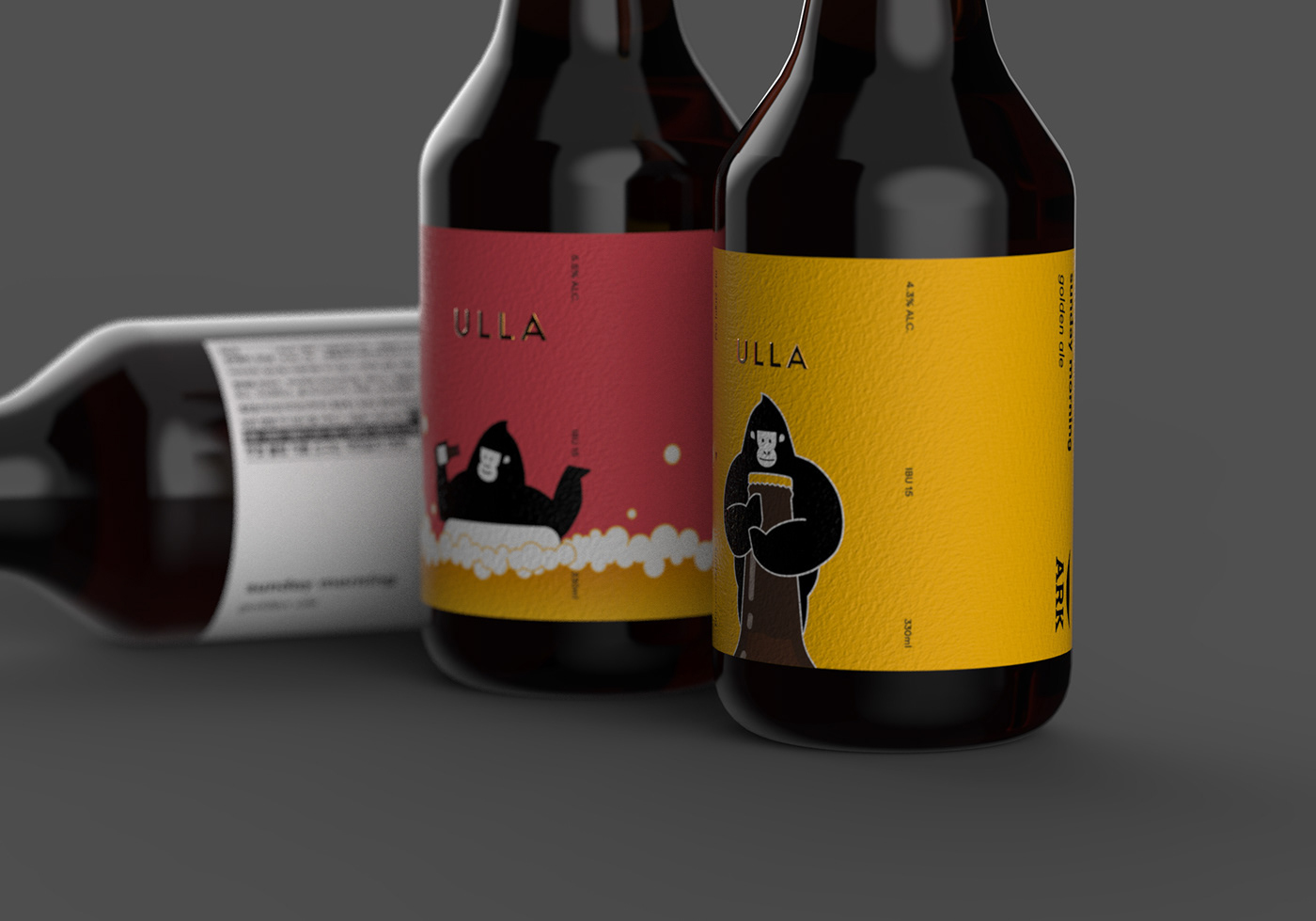 精釀啤酒ULLA品牌設計——品牌IP化案例欣賞，餐飲品牌設計，品牌設計公司，品牌IP化，深圳品牌設計，左右格局