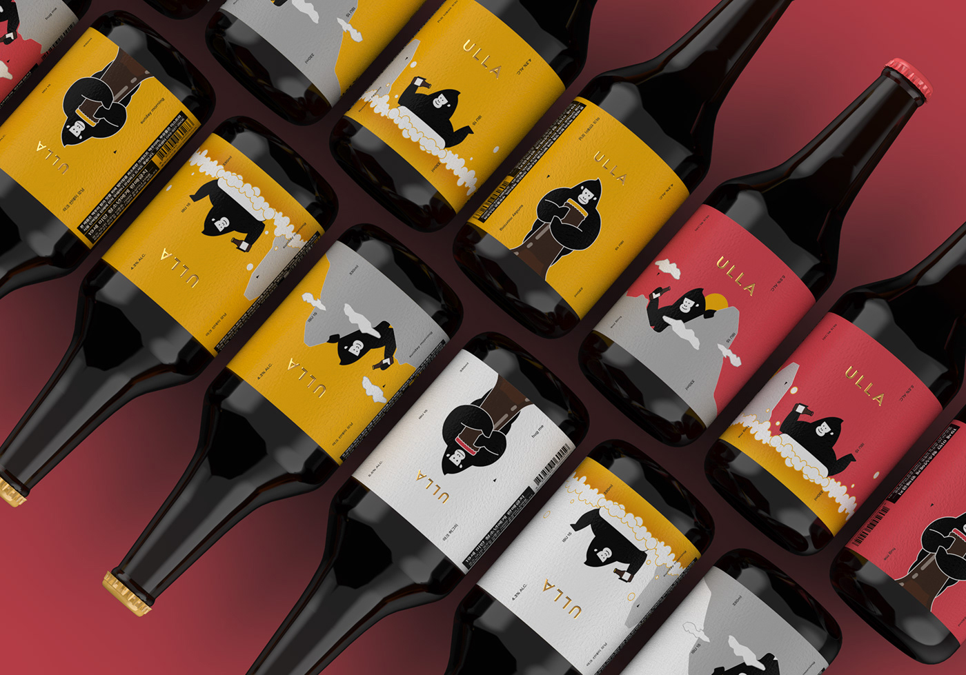 精釀啤酒ULLA品牌設計——品牌IP化案例欣賞，餐飲品牌設計，品牌設計公司，品牌IP化，深圳品牌設計，左右格局