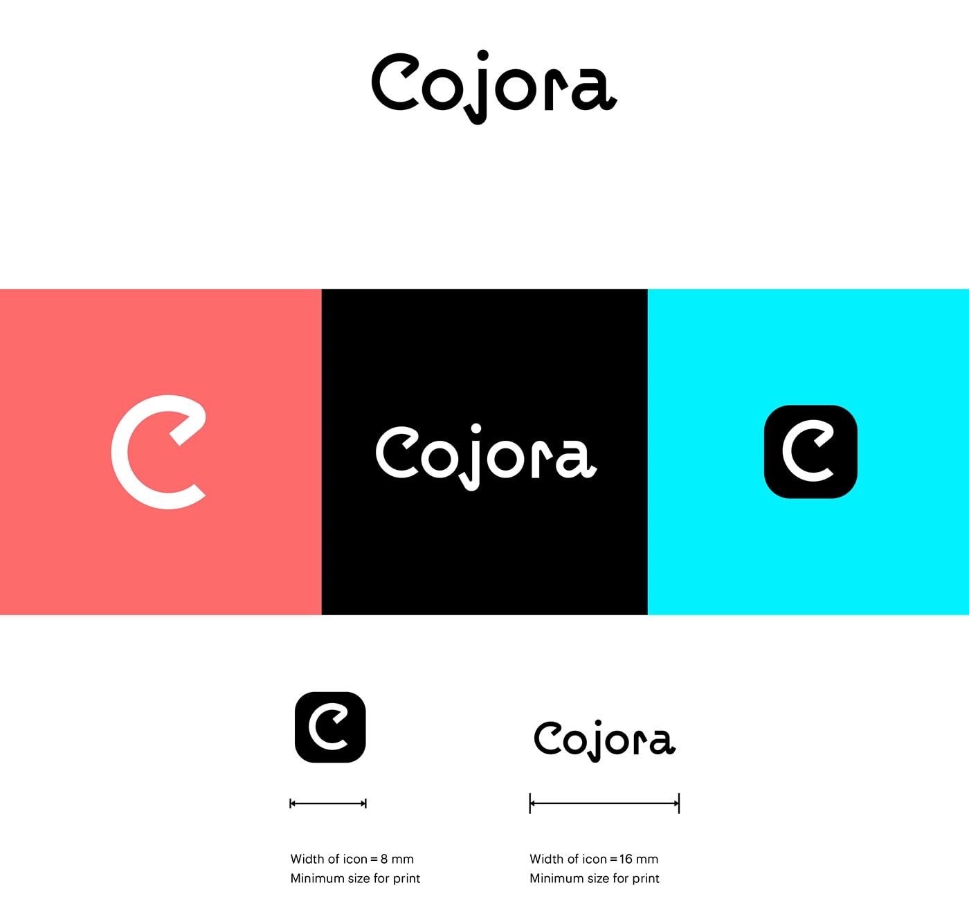 Cojora 軟件開發公司品牌形象設計，科技品牌設計，企業形象設計，深圳品牌設計，左右格局