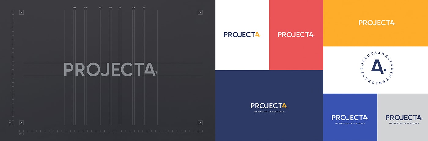 PROJECTA 建筑室內(nèi)企業(yè)品牌設計——傳統(tǒng)品牌轉(zhuǎn)型升級，建筑企業(yè)品牌設計，傳統(tǒng)品牌升級，深圳品牌設計，左右格局