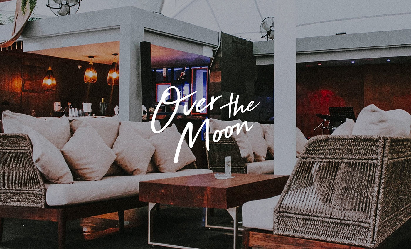 國際精品酒店品牌塑造——Over the Moon 品牌形象設計，酒店品牌設計，品牌形象塑造，深圳品牌設計，左右格局