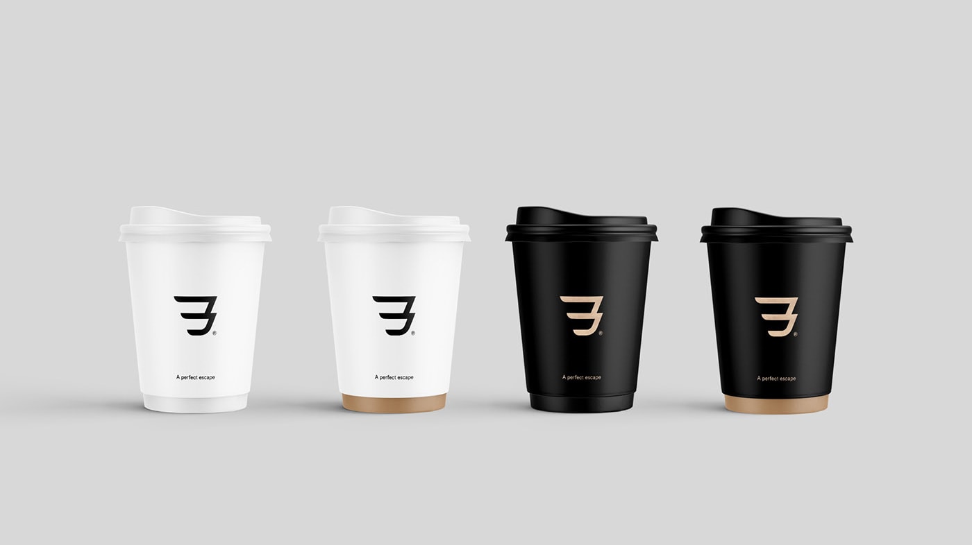 THIRRD 時尚咖啡店品牌設計——創意品牌定位策劃，時尚餐飲品牌設計，品牌定位策劃，深圳品牌設計，左右格局