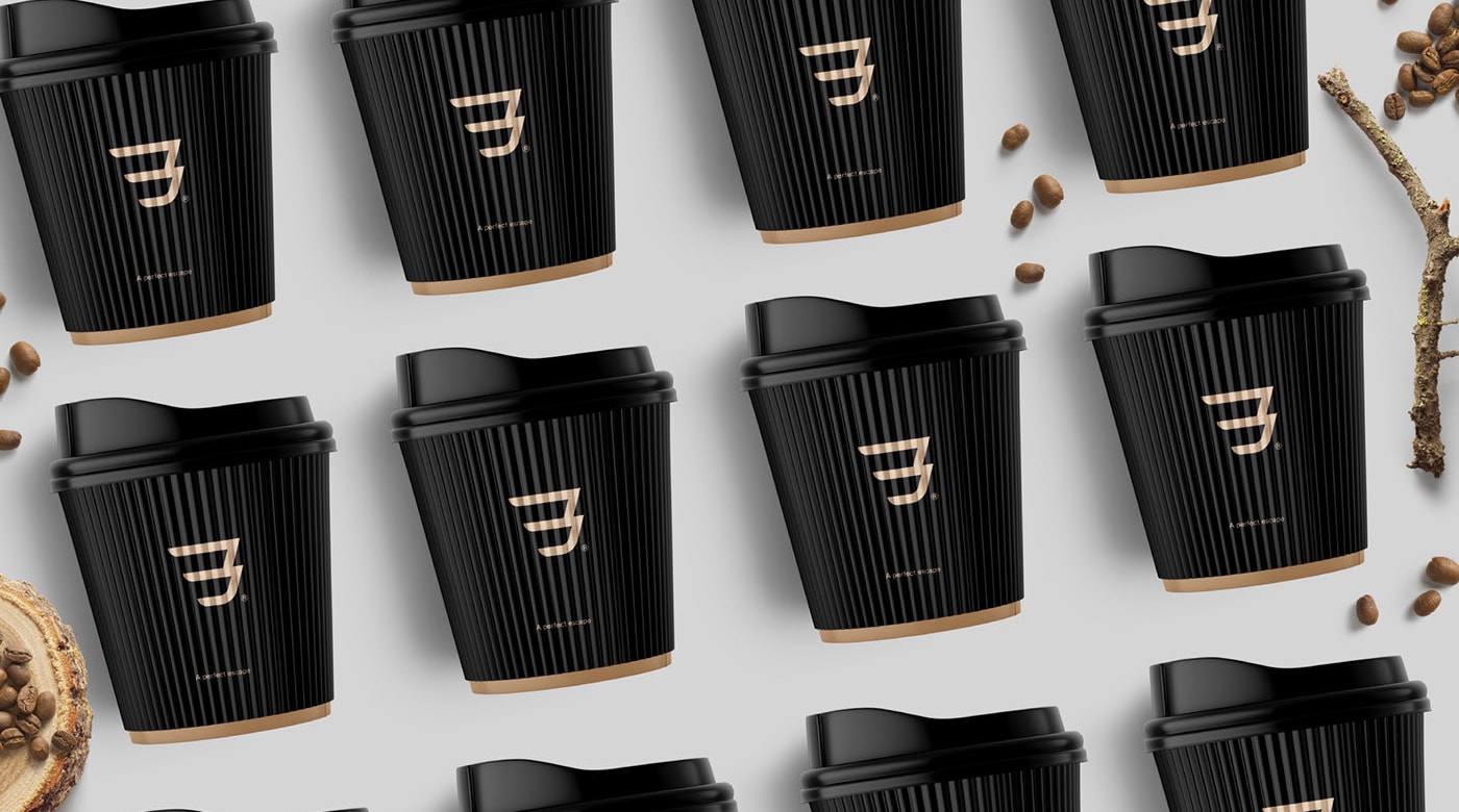 THIRRD 時尚咖啡店品牌設計——創意品牌定位策劃，時尚餐飲品牌設計，品牌定位策劃，深圳品牌設計，左右格局
