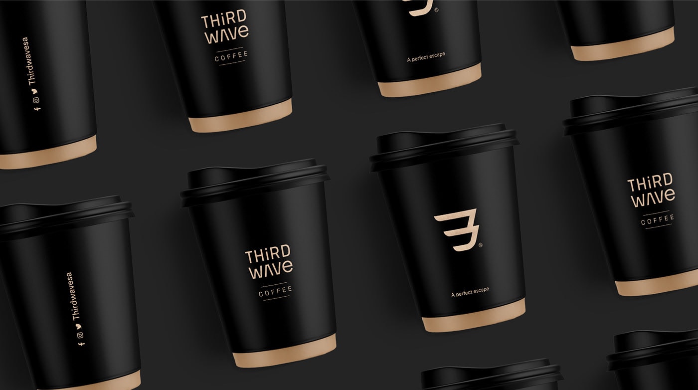 THIRRD 時尚咖啡店品牌設計——創意品牌定位策劃，時尚餐飲品牌設計，品牌定位策劃，深圳品牌設計，左右格局