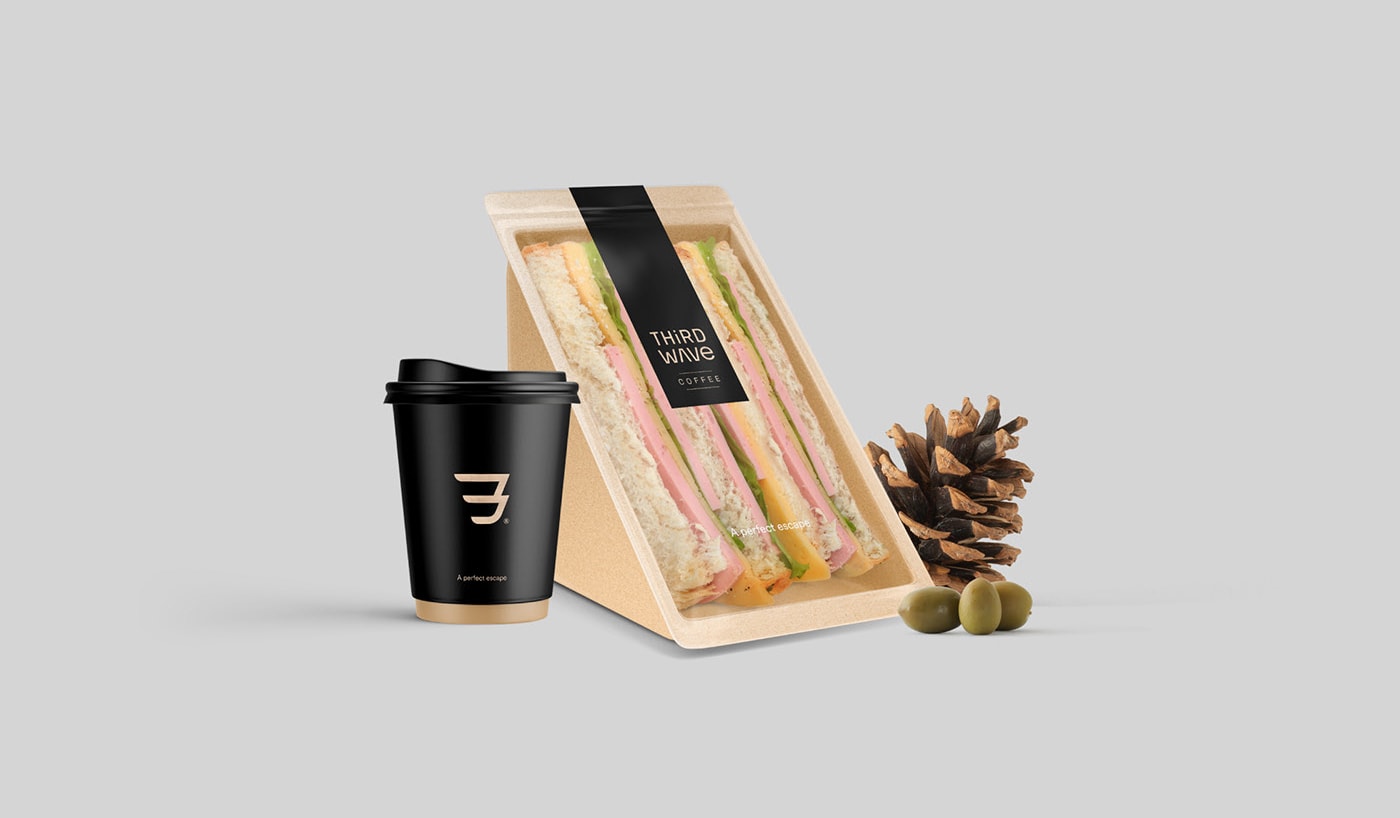 THIRRD 時尚咖啡店品牌設計——創意品牌定位策劃，時尚餐飲品牌設計，品牌定位策劃，深圳品牌設計，左右格局