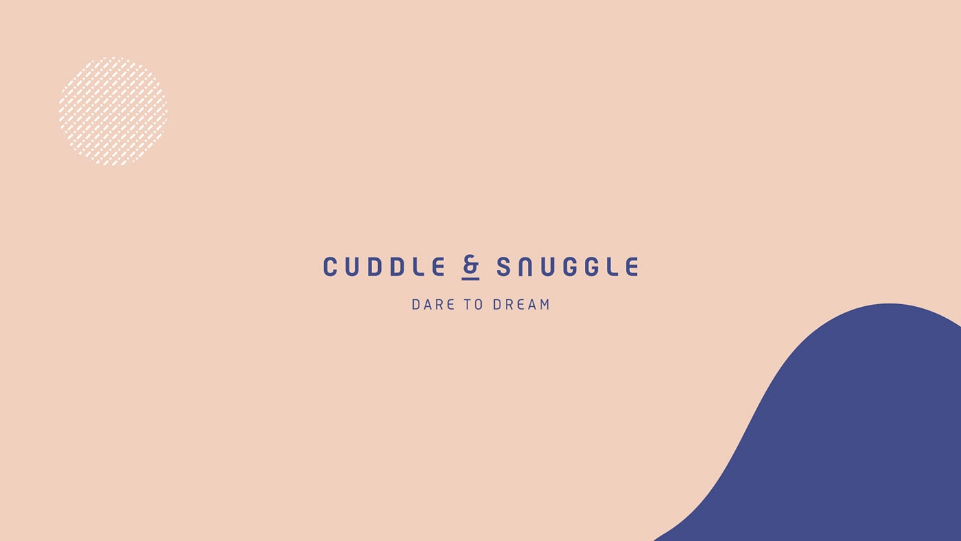 現代奢華Cuddle Snuggle家紡品牌設計和品牌策劃案例，家居品牌設計，家居品牌策劃，深圳品牌設計，左右格局