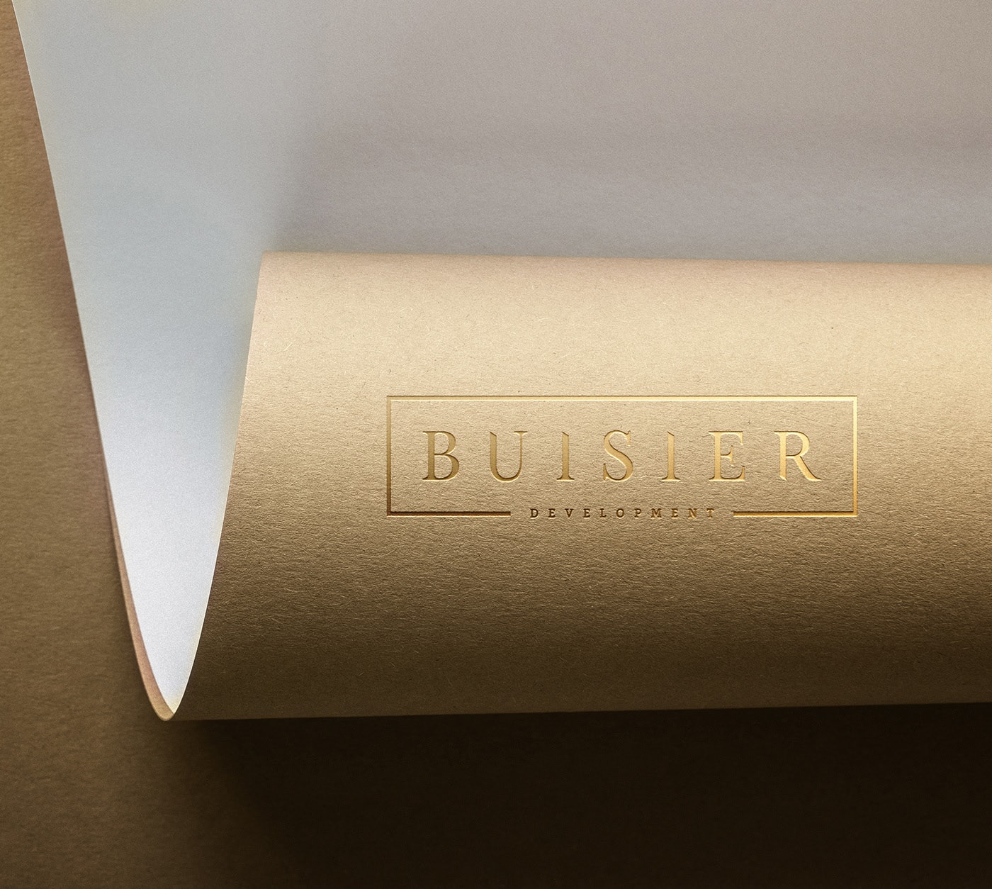 Buisier 精品房地產開發公司品牌形象設計，建筑品牌設計，企業形象設計，深圳品牌設計，左右格局
