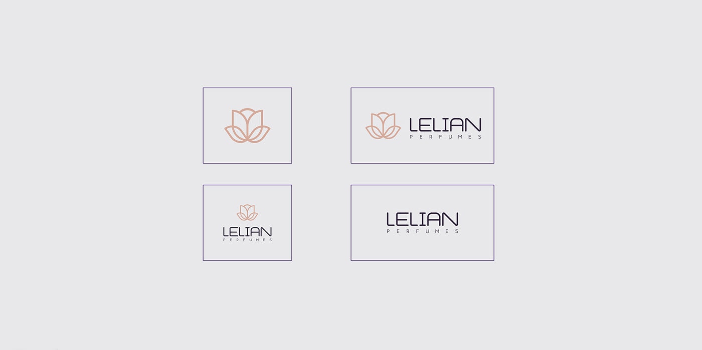 簡約精致 LELIAN 香水奢侈品品牌設計案例，香水品牌設計，化妝品品牌設計，深圳品牌設計，左右格局