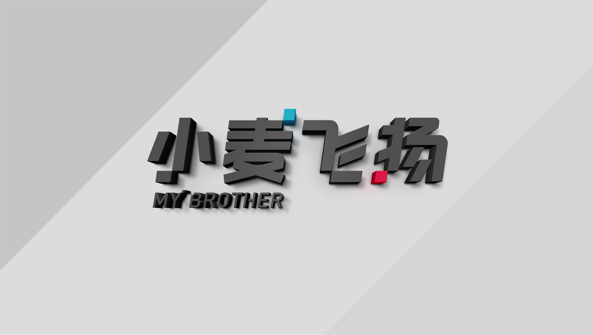 科技品牌小麥飛揚年輕化形象設(shè)計－左右格局